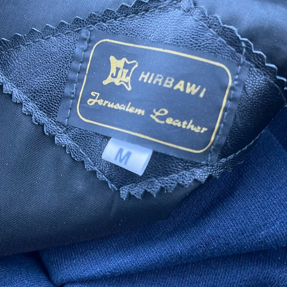 Jerusalem Leather x Kneeter Furs Vintage Gold & Silver White Leather Jacket